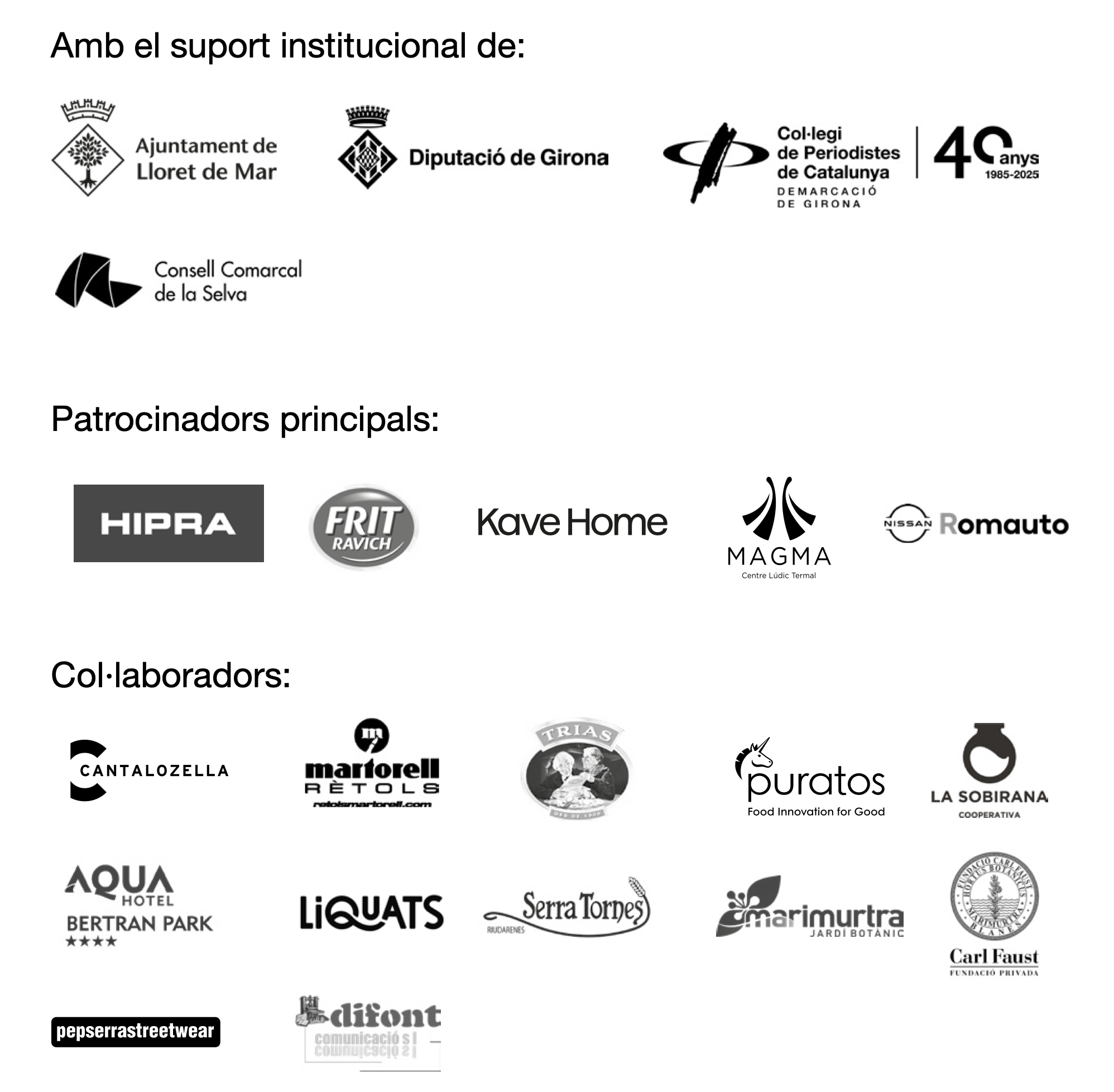 Footer Nit de la Comunicació de la Selva